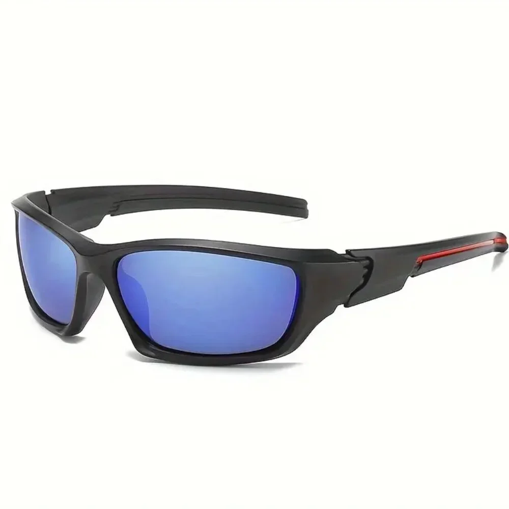 Fire Red Lens Sunglasses Fashion Style Cover Eyes Outdoor Street Wearing‎ Shades